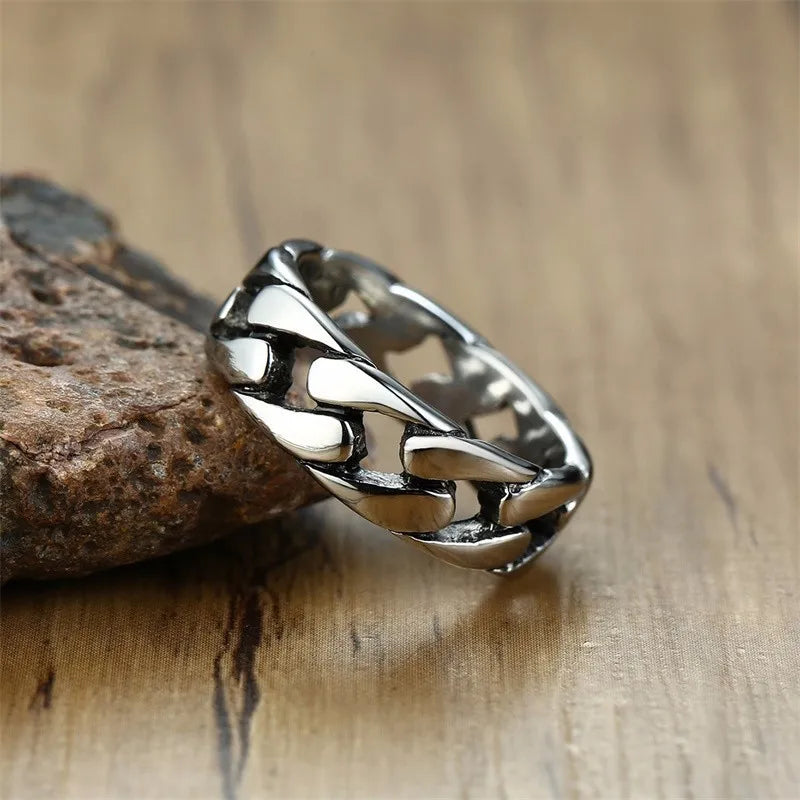 Anillo de cadena eslabones