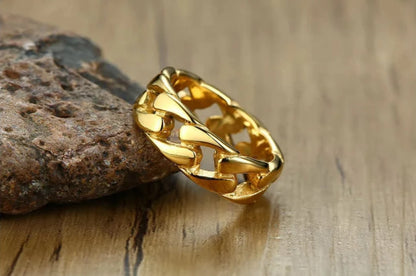 Anillo de cadena eslabones