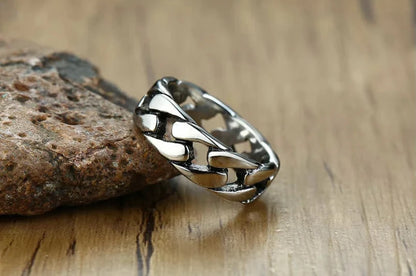 Anillo de cadena eslabones