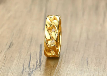 Anillo de cadena eslabones